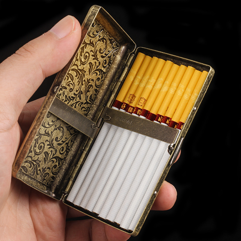 Тонкий портсигар с тиснением,  – обзор и цена Smoking & Vaping Accessories